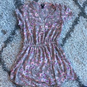 H&M Printed Blouse/Dress Size 8